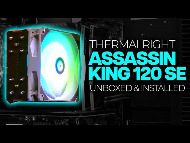 Thermalright Assassin King 120 SE ARGB [CPU Cooling Fan] Air Heatsink Intel i7 12700K Processor