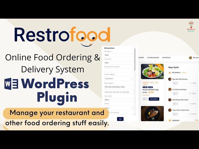 Restrofood : Online Food Ordering & Delivery System WordPress plugin | Online Food Ordering System