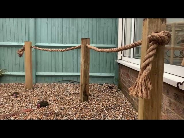 A beach garden in Walmer Nr Deal Kent.