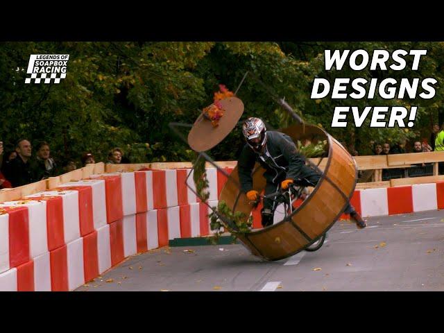 The Best WORST designs EVER! - The Red Bull Soapbox Race #redbullsoapboxrace #comedy