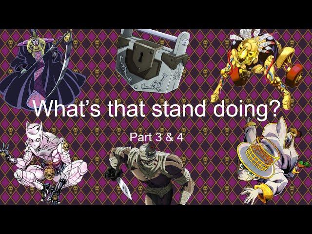 Making a none anime watcher guess JoJo's stand powers