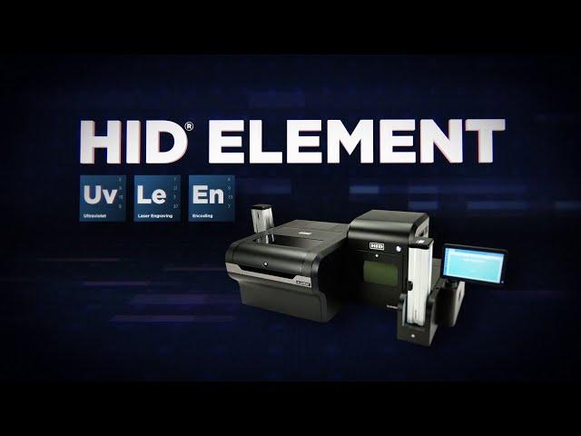 HID® ELEMENT Industrial ID and Financial Card Personalization