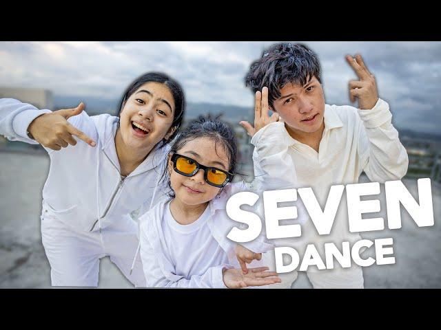 SEVEN - Jungkook Siblings Dance | Ranz and Niana ft Natalia