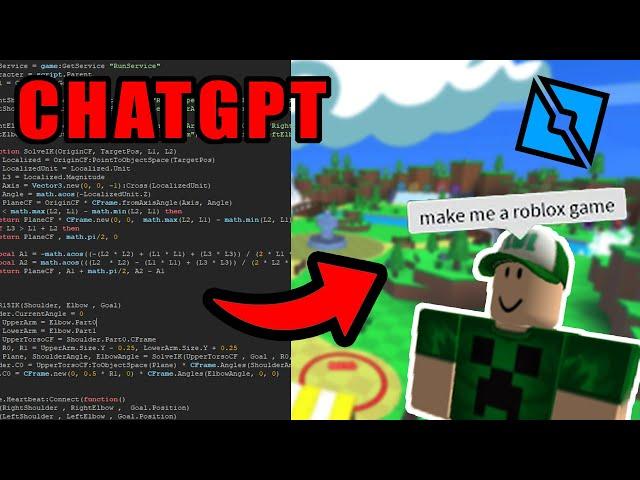 Using CHATGPT to Make a Roblox Game!