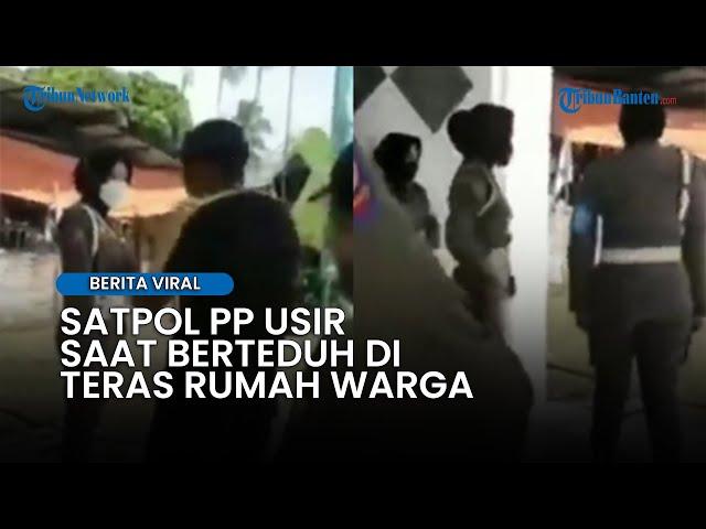 Viral Anggota Satpol PP Diusir saat Berteduh di Teras Rumah Warga