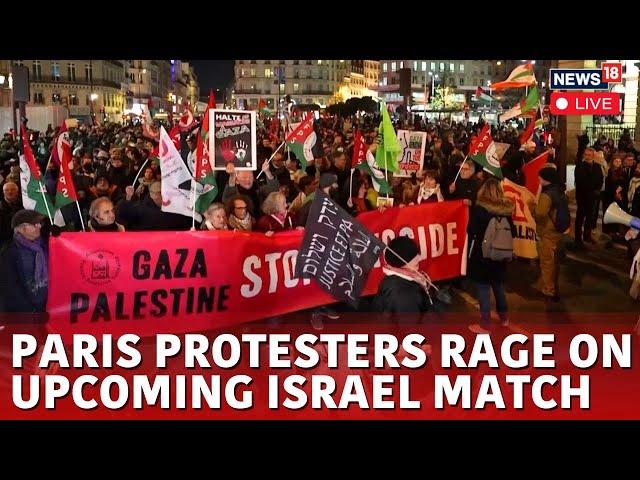 Amsterdam Palestine Protest Live | Paris Protests Against Amsterdam Football Clash | News18 | N18G