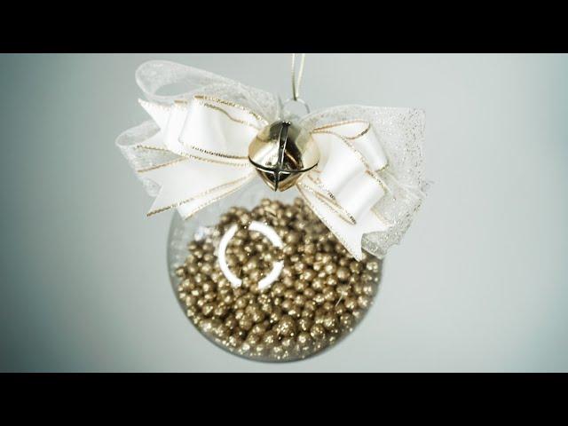 DIY: Christmas Ornament Gold || Quick and Easy