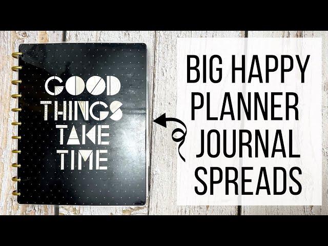 Creative Journal flip through - fun Happy planner spreads