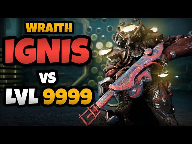 Greatest Ignis Wraith Build Challenge: Taking on Level 9999 [Warframe]