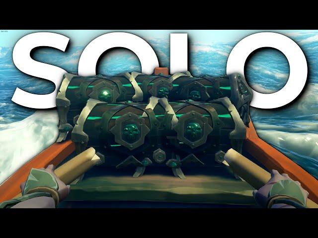 My MOST INSANE Solo FoTD Heist OF ALL TIME! - Sea of Thieves