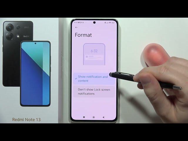 How to Hide Lock Screen Notifications on Redmi Note 13?