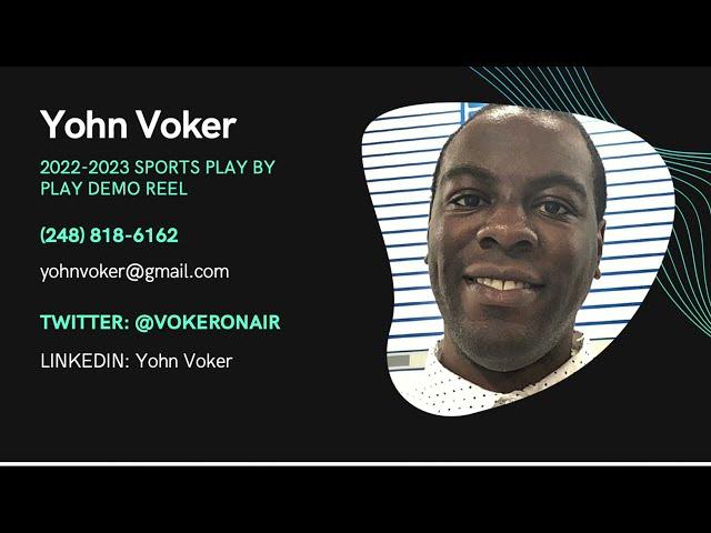 Yohn Voker Sports PXP Demo Reel (2022-2023)