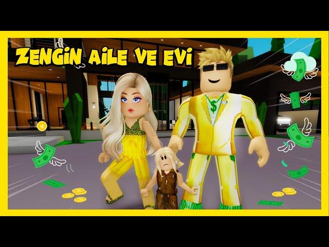 ÇOK ZENGİN AİLE VE EVİNE GİTTİM    ROBLOX BROOKHAVEN HİKAYE | KÜBRA NİSA HAN KANAL