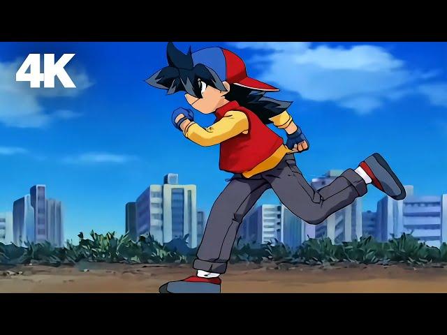 「4K AI UPSCALE」Bakuten Shoot Beyblade 2002 OP 1 (OFF THE CHAIN)