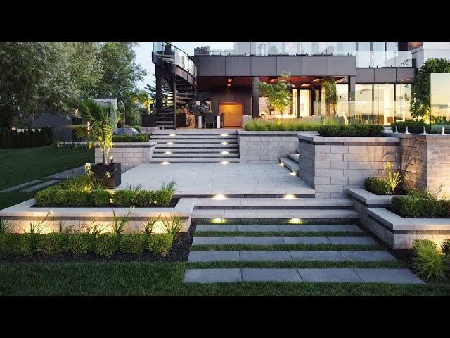 Top 100 Sloped l Terraced Backyard garden Design Ideas for 2022