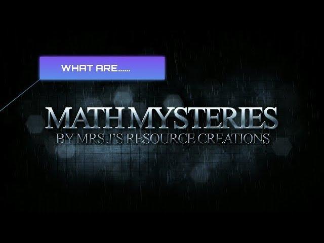 What is a math Mystery? and how to use  them!