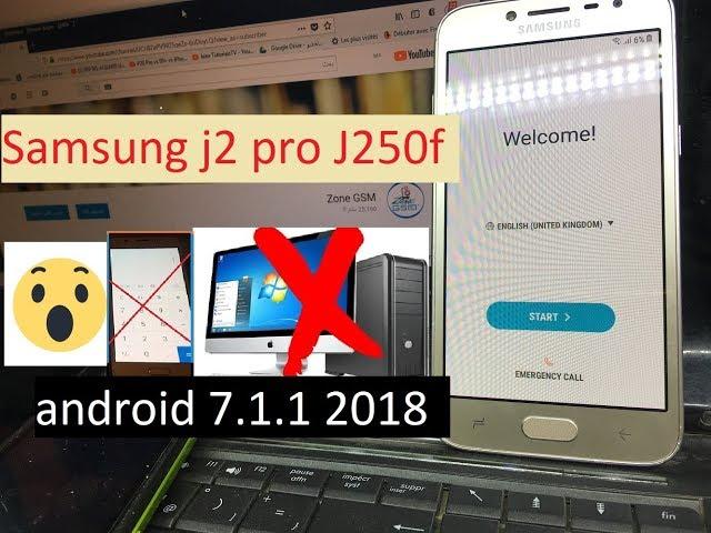 Samsung J250f frp bypass google android 7.1.1 2018 Without Pc 2018 | Calculator method Not work