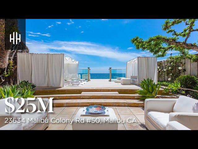 SOLD | Beachfront Italian Villa | La Luce della Luna, Malibu Colony