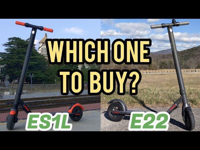 DON'T BUY UNTIL YOU WATCH THIS - Segway Ninebot ES1L & E22 Head to Head Comparison