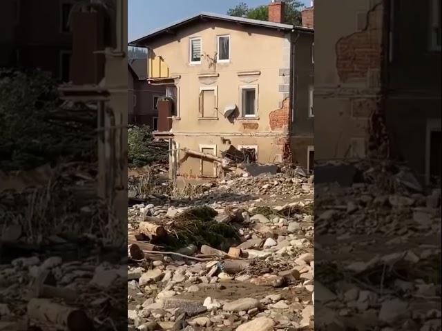 mudflow damage in Poland