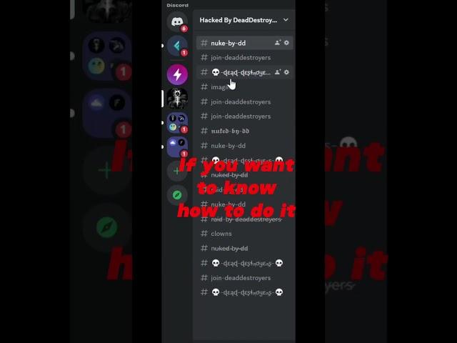 How to nuke a discord server without admin