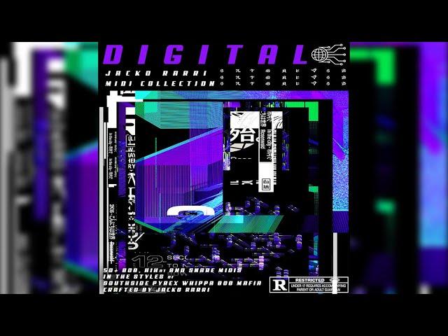 [FREE] (50+) "Digital" 808 & Hihat MIDI Kit 2021 | Free Southside x Pyrex Whippa MIDI Pack 2021