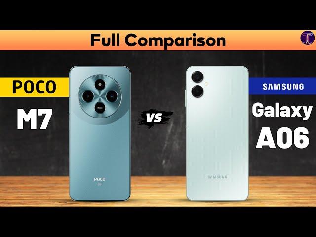 POCO M7 5G vs Samsung Galaxy A06 5G : Full ComparisonWhich One Is Better?