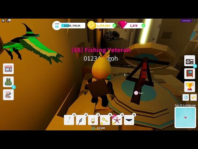 How to complete the pyramid quest (ep1) - Fishing Simulator Roblox