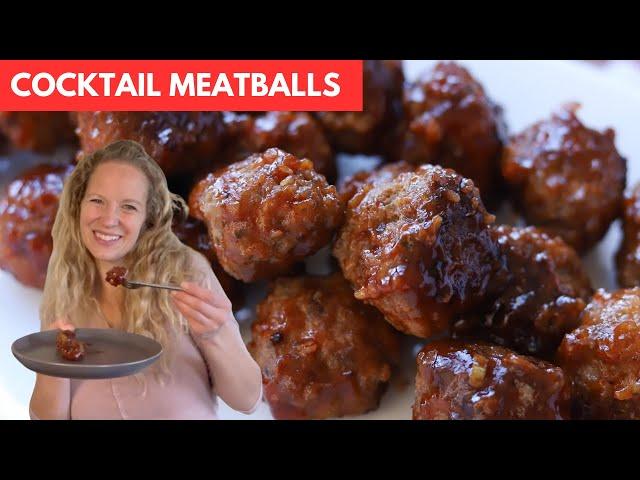 Cocktail Meatballs | The Best Christmas Appetizer