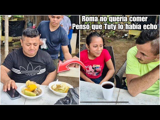 Brayan llamó a Roma a él gran almuerzo que prepararon Soculo dice que Tuty lo preparó