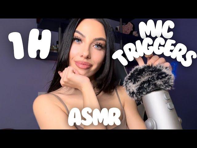 ASMR - 1H Of Fast and Aggressive Mic Triggers with different covers