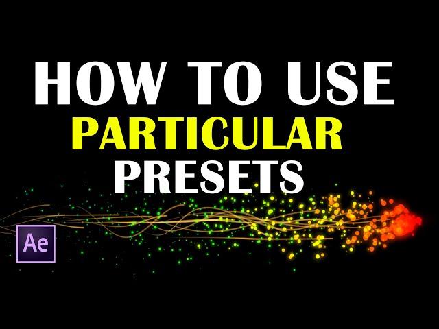 How to Use Trapcode Particular in After Effects  | After Effects Tutorial