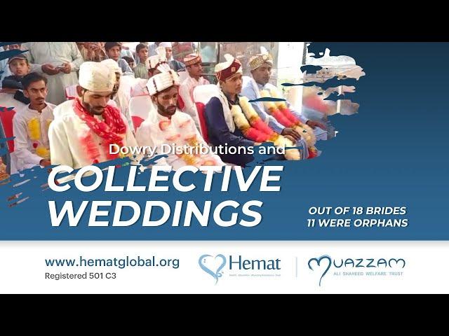 Empowering Lives: Joint Weddings of poor & Orphan brides | Hemat Weddings Project