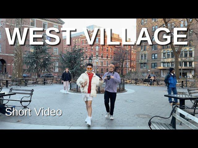 NEW YORK CITY Walking Tour [4K] - WEST VILLAGE (Short Video)