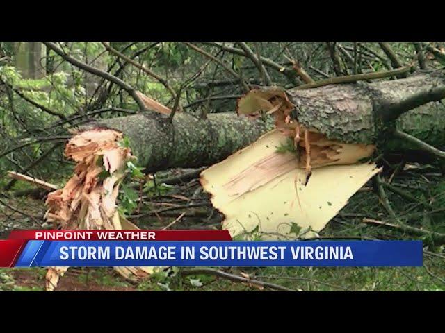 Storm damage in Southwest Virginia