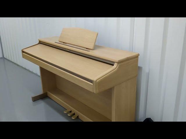 Roland HP237Le digital piano in light oak colour stock number 23069