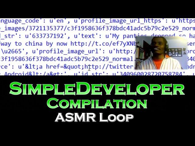 ASMR Loop: SimpleDeveloper - Compilation - Unintentional ASMR - 1 Hour