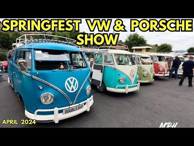 Springfest VW and Porsche Car Show in Corona, CA