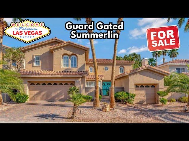 Summerlin House for Sale | Taos Estate | Guard Gated | Las Vegas Home Tour