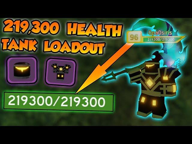 219,300 HEALTH *BEST* TANK LOADOUT!!! - ️Roblox Dungeon Quest