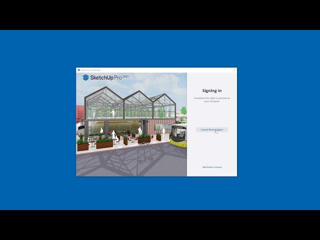 Download and Install SketchUp on a PC