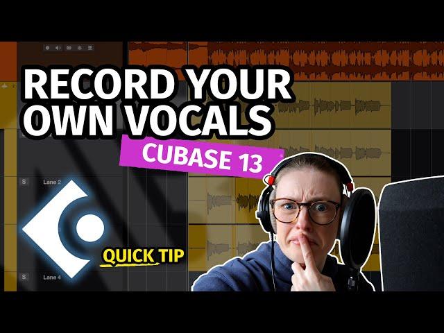 RECORD YOUR OWN VOCALS | Quick Tip Cubase 13