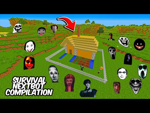 SURVIVAL BEST NEXTBOTS COMPILATION in Minecraft - Gameplay - Coffin Meme