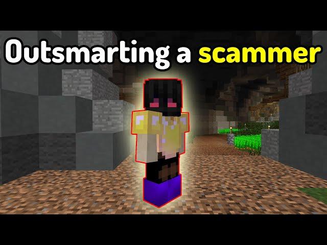 How I Scammed a Scammer... (Hypixel Skyblock)