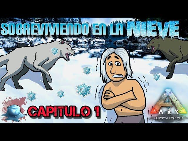 Supervivencia en la nieve. Capítulo 1 serie de Ark Mobile con @zonaplay23