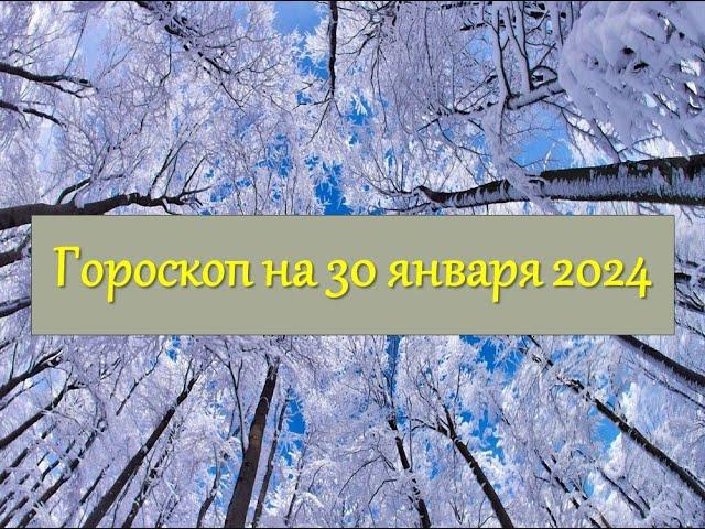 Гороскоп на 30 января 2024 года