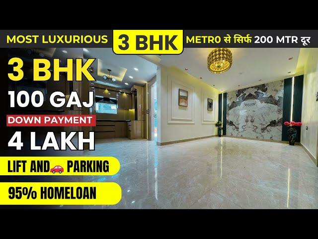 100 Gaj 3 BHK Luxury Flat in Delhi | Property in Delhi | Sachdeva Homes | Builder Floor In Delhi