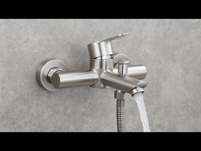 Tecmolog Stainless Steel Bathtub Faucet for Bathroom