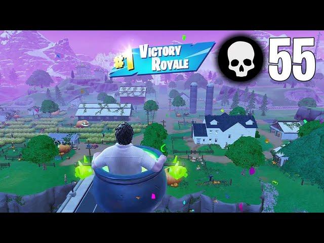 55 Elimination Solo Vs Squads (Fortnite Chapter 5 Season 4 Gameplay Wins)