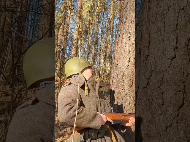 A Red Army soldier dies during the offensive #ww2 #reenactors